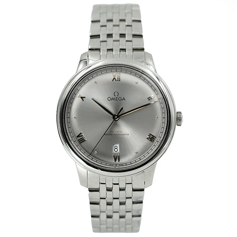 Omega De Ville Prestige 434.10.40.20.06.001 40mm Silver Dial 40mm B&P 2024