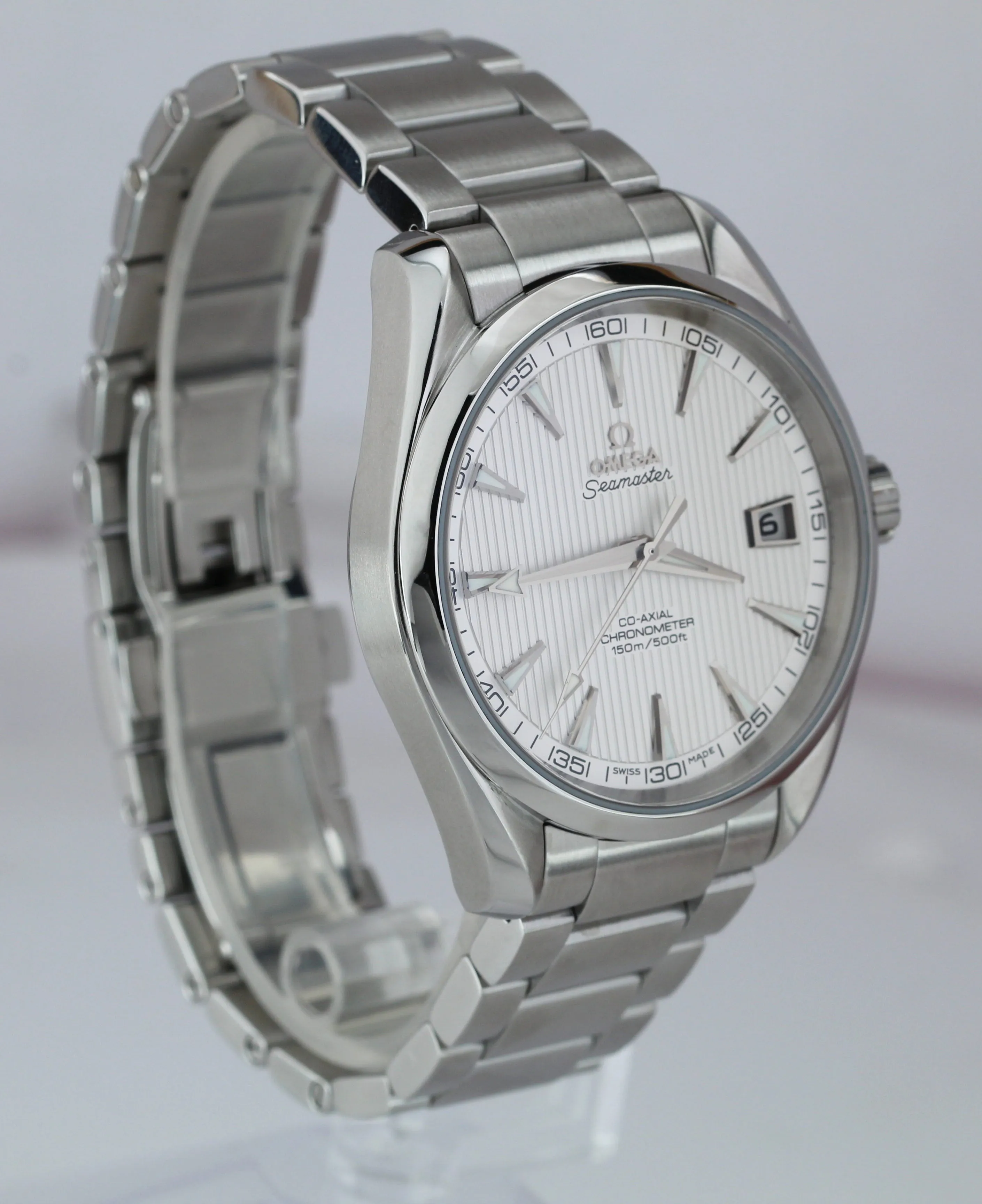 Omega Seamaster Aqua Terra Silver 41.5mm Co-Axial Date Watch 231.10.42.21.02.001