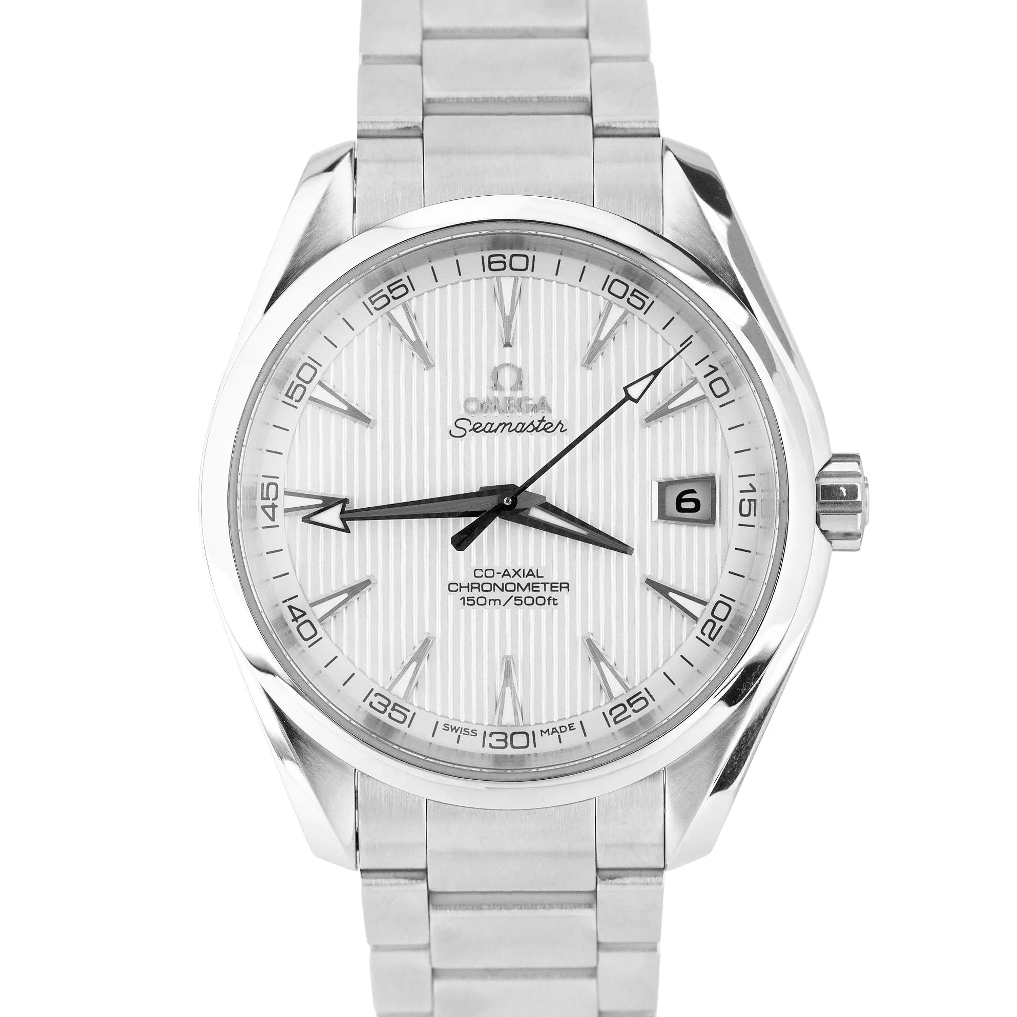 Omega Seamaster Aqua Terra Silver 41.5mm Co-Axial Date Watch 231.10.42.21.02.001