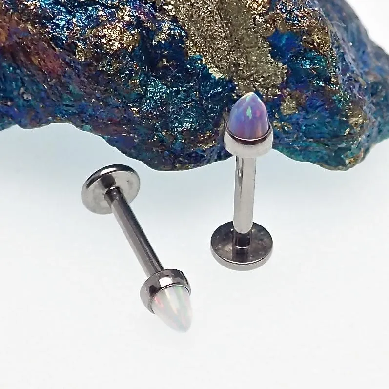 Opal Spike Flat Back 16g
