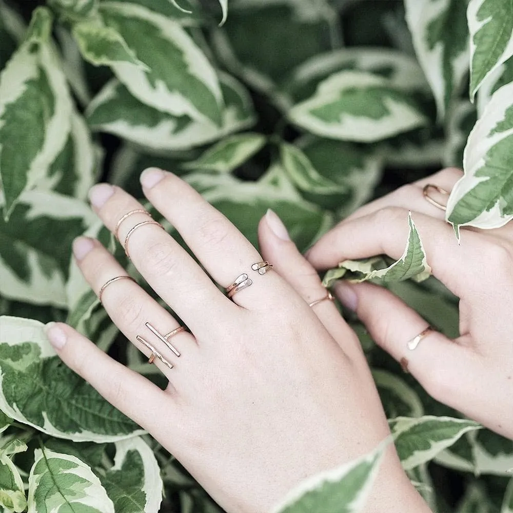 Open Cuff Ring Set