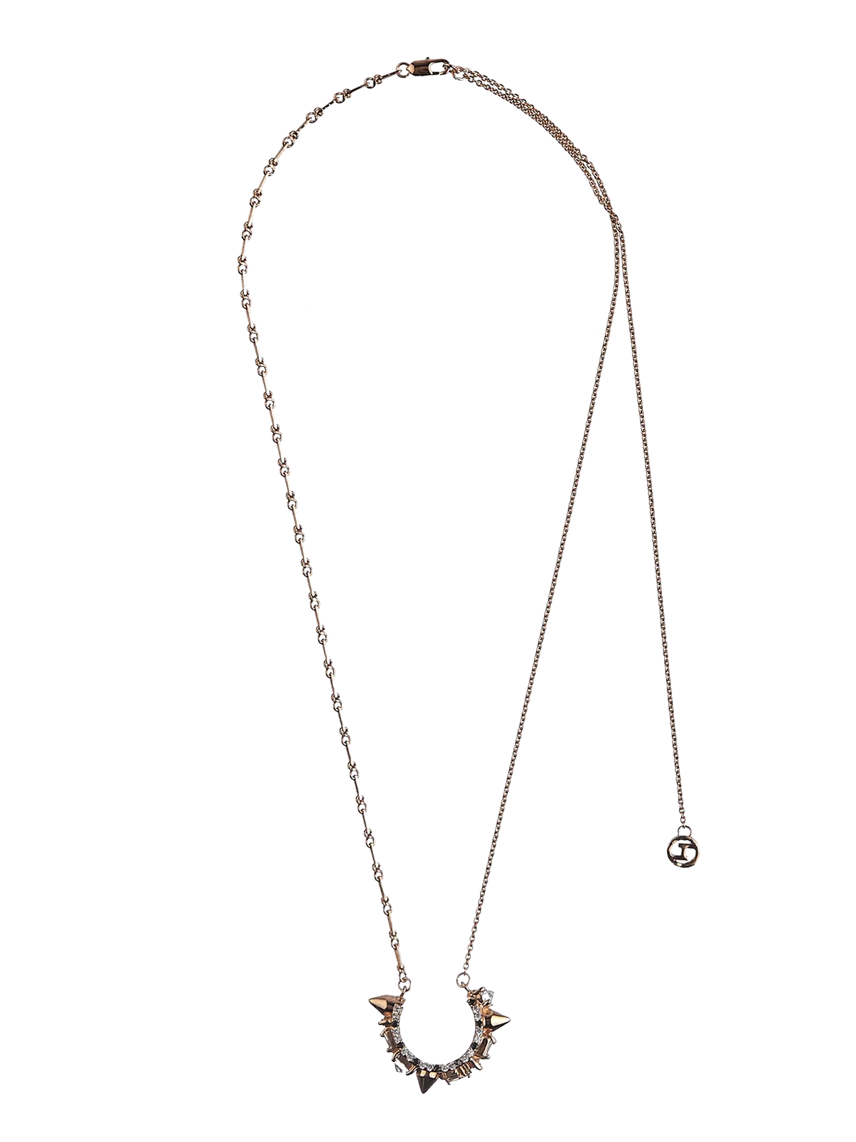 Orion Rose Gold Crescent Pendant