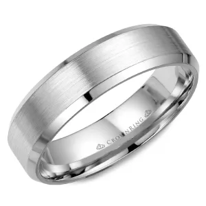 Palladium Brushed Center With Polished Edges