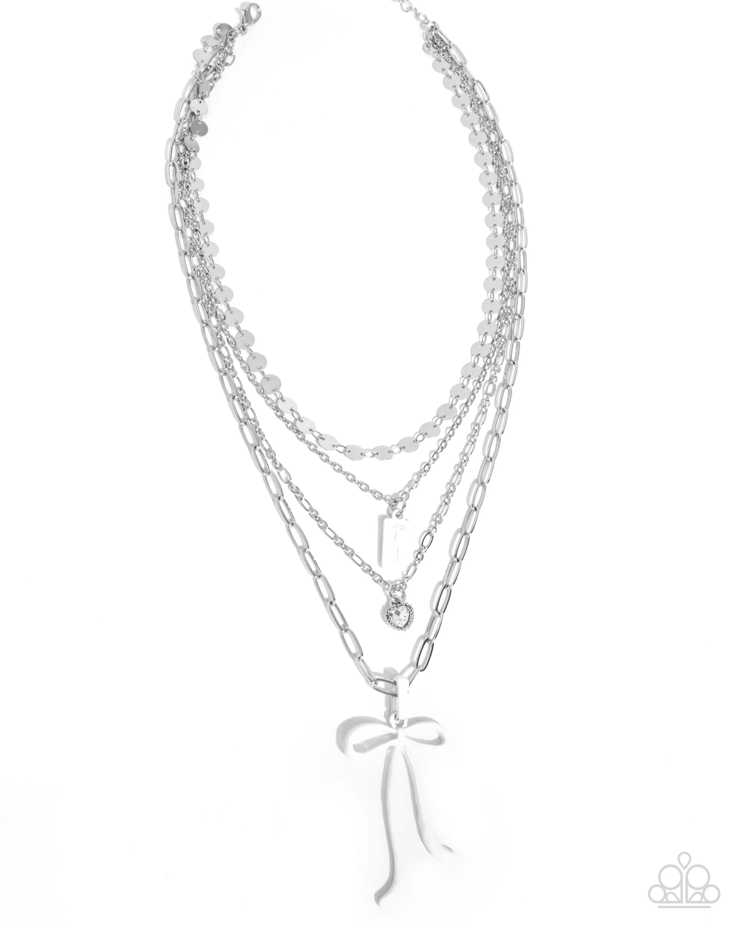 Paparazzi Coquette Cascade - White