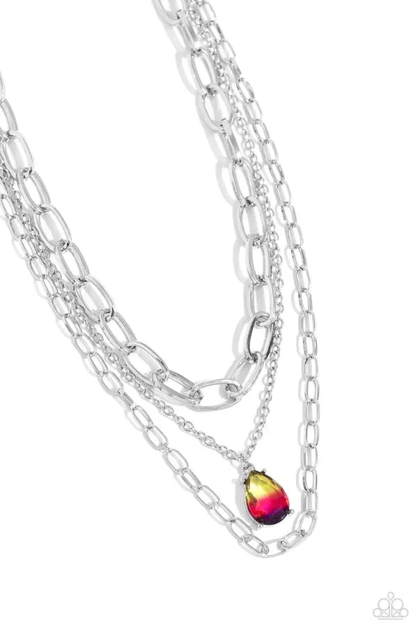 Paparazzi Teardrop Tiers - Multi