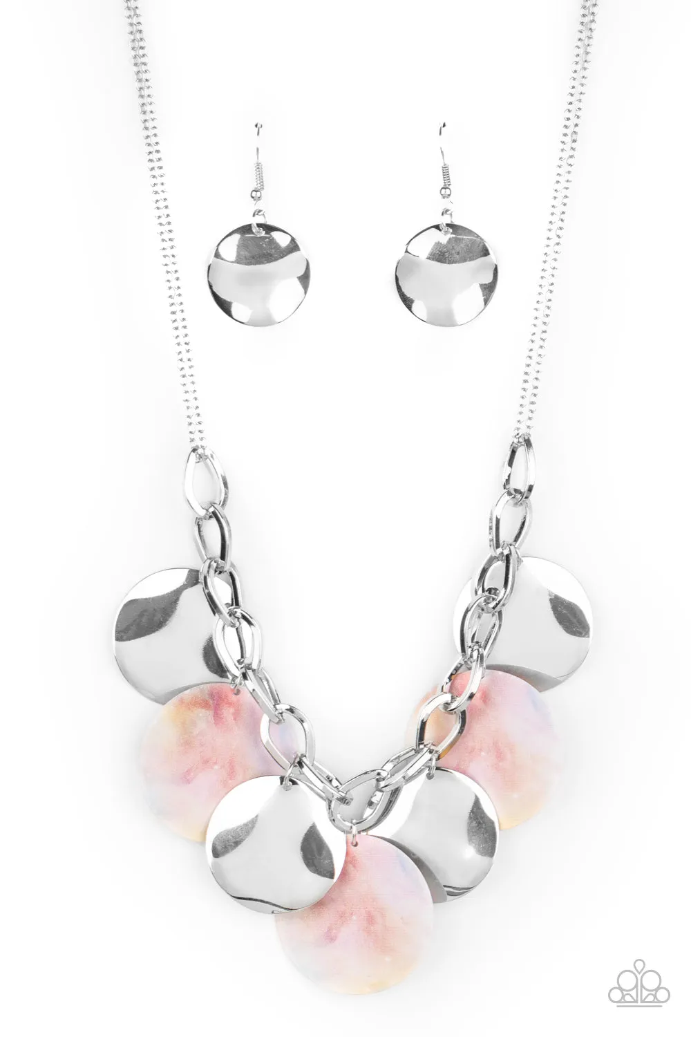 Paparazzi Tie Dye Drama - Multi Necklace