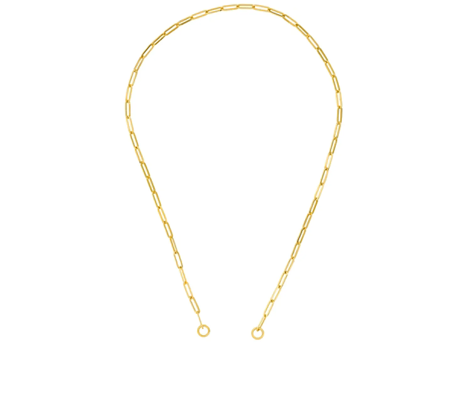 Paperclip Chain With Open Ends