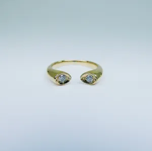 Peak Cuff Diamond Band