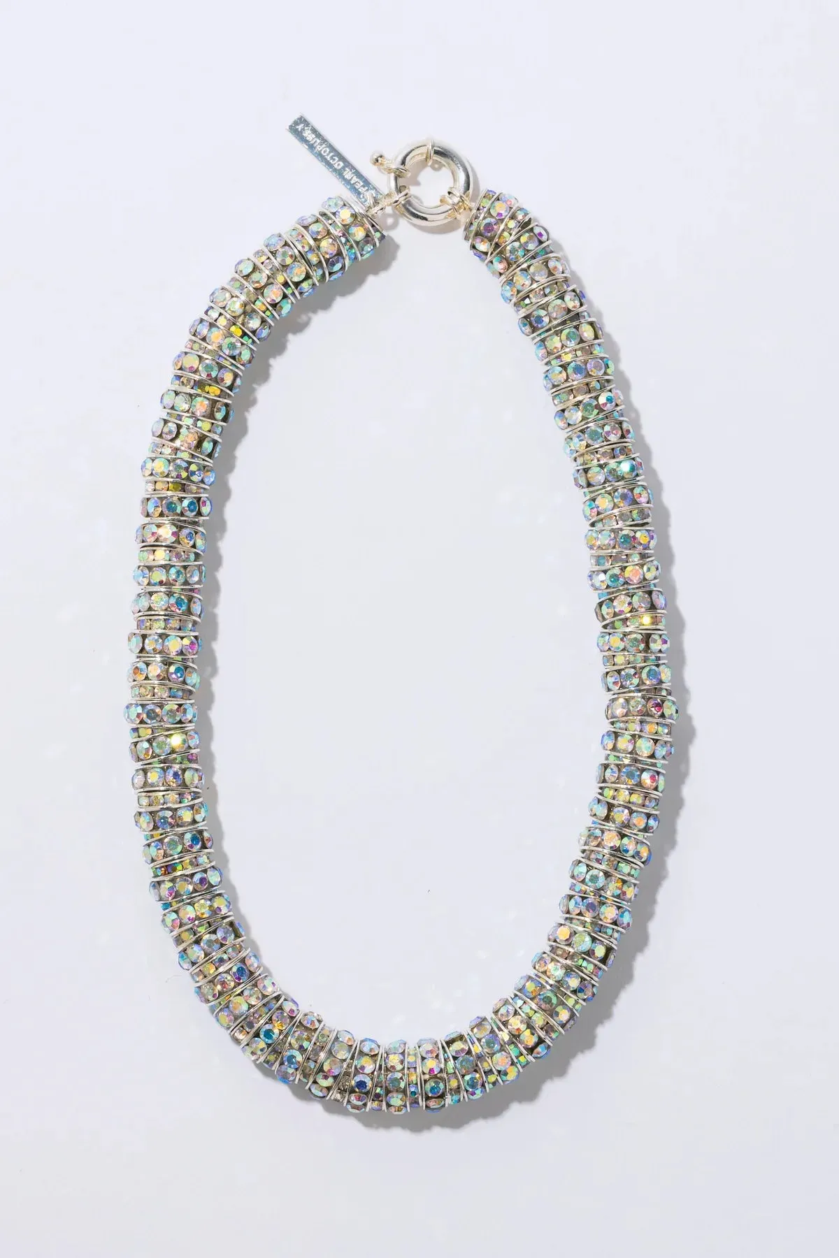 Pearl Octopuss.y Fat Diamond Necklace in Silver