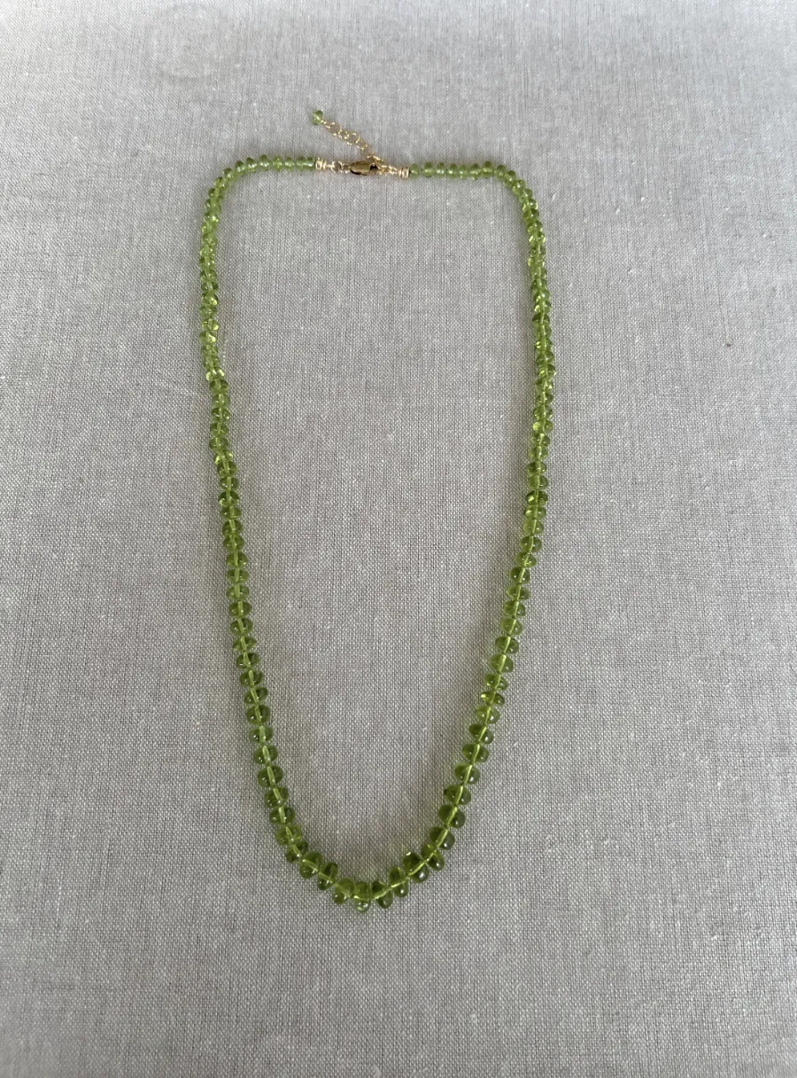 Peridot Roundel Necklace