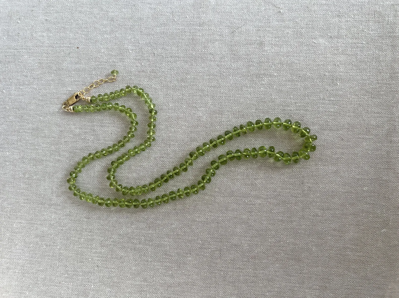 Peridot Roundel Necklace