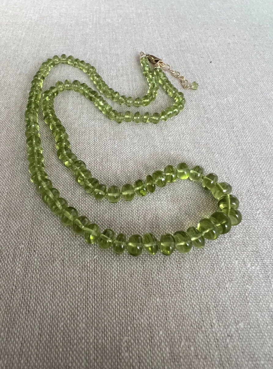 Peridot Roundel Necklace