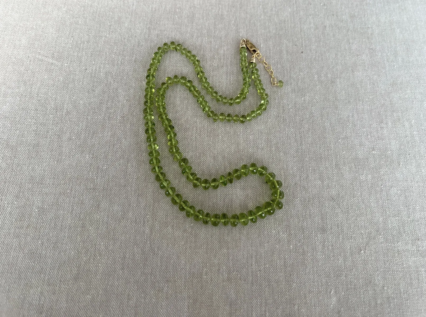 Peridot Roundel Necklace