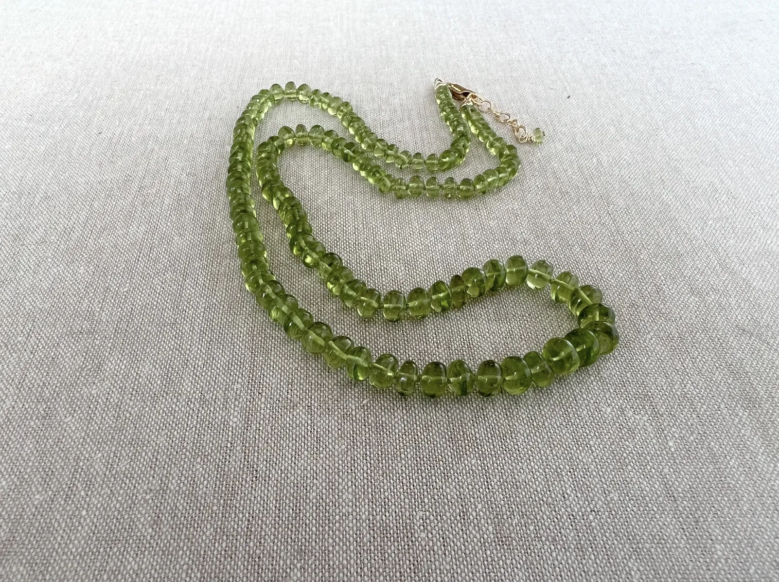 Peridot Roundel Necklace