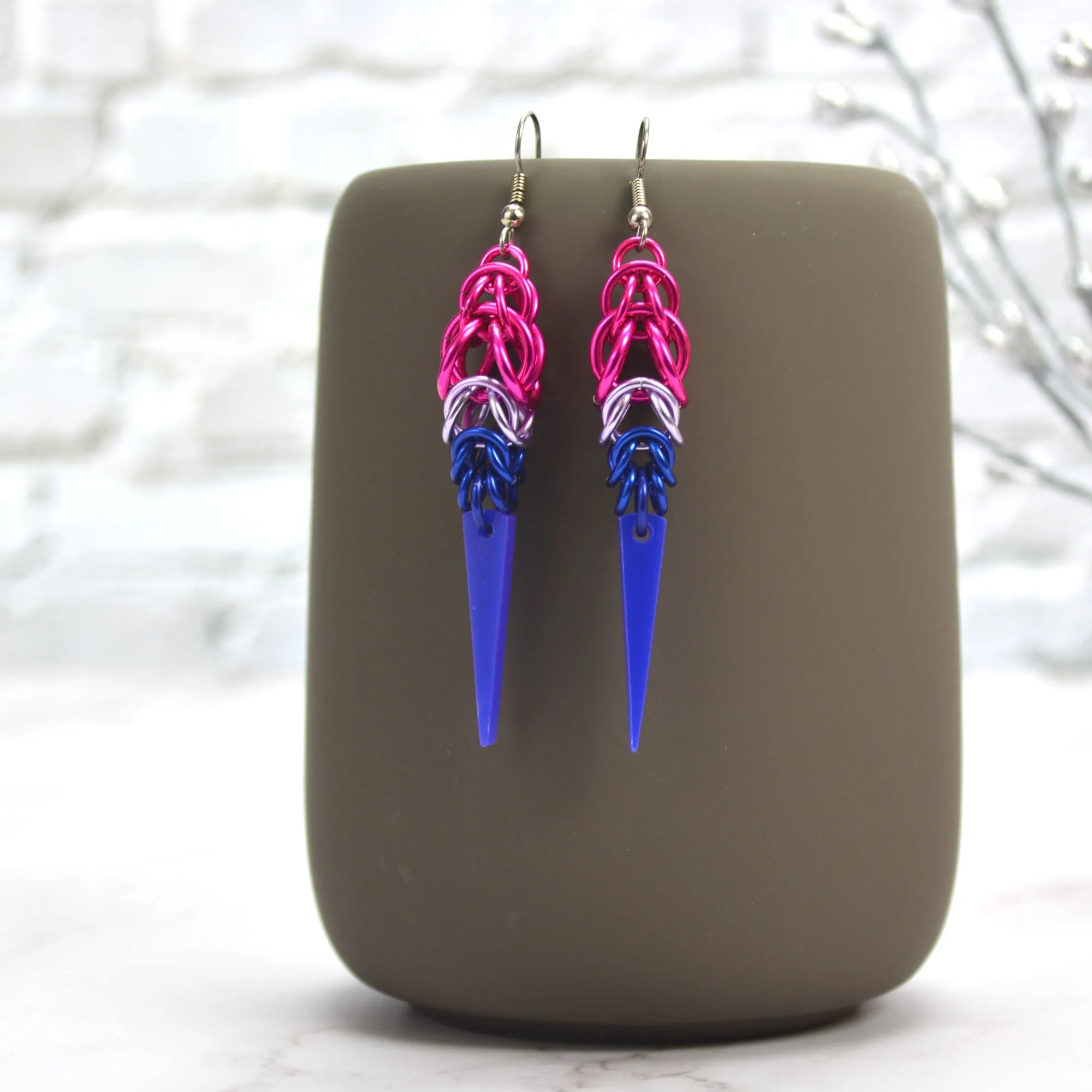 Pride Spike Earrings - Choose Your Flag