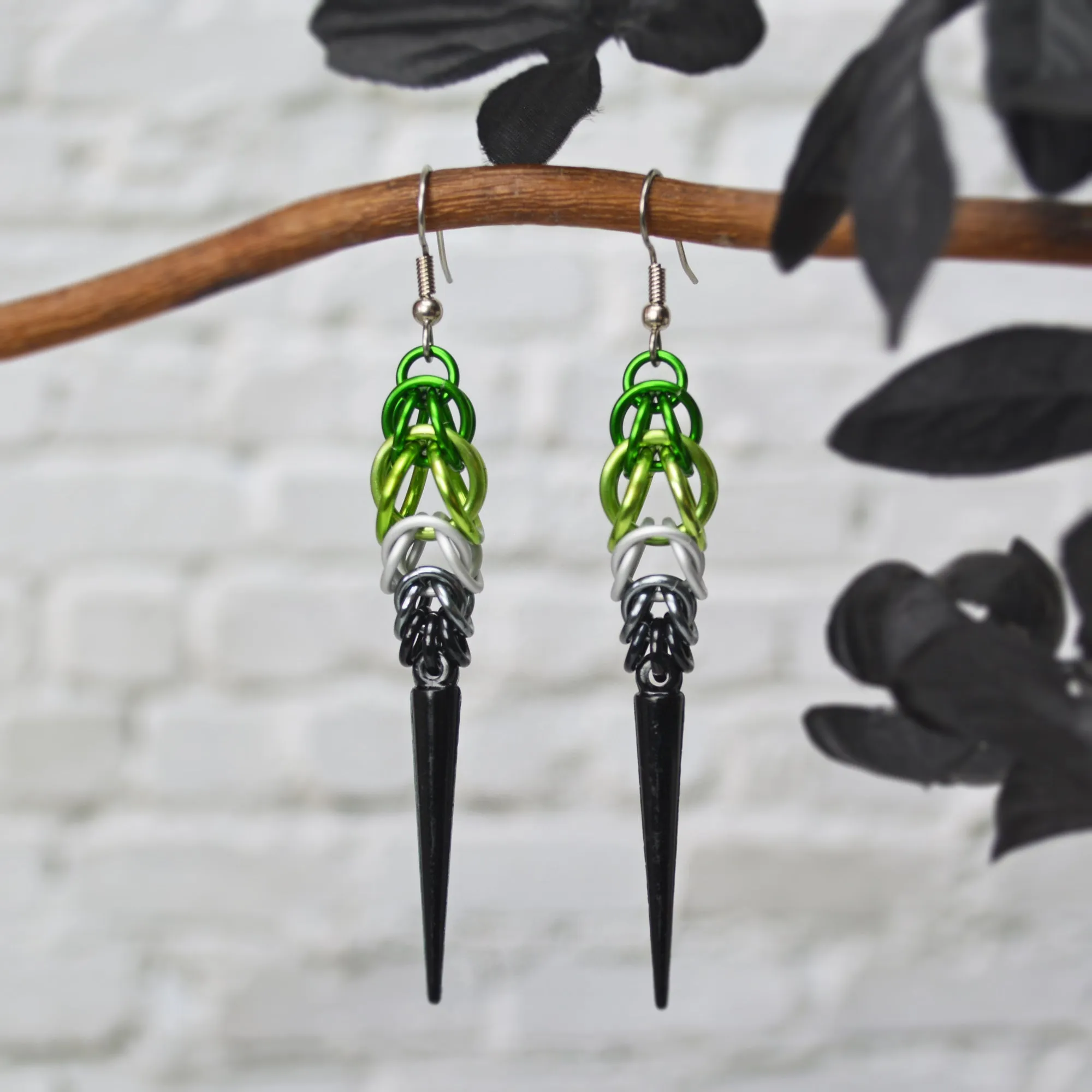 Pride Spike Earrings - Choose Your Flag