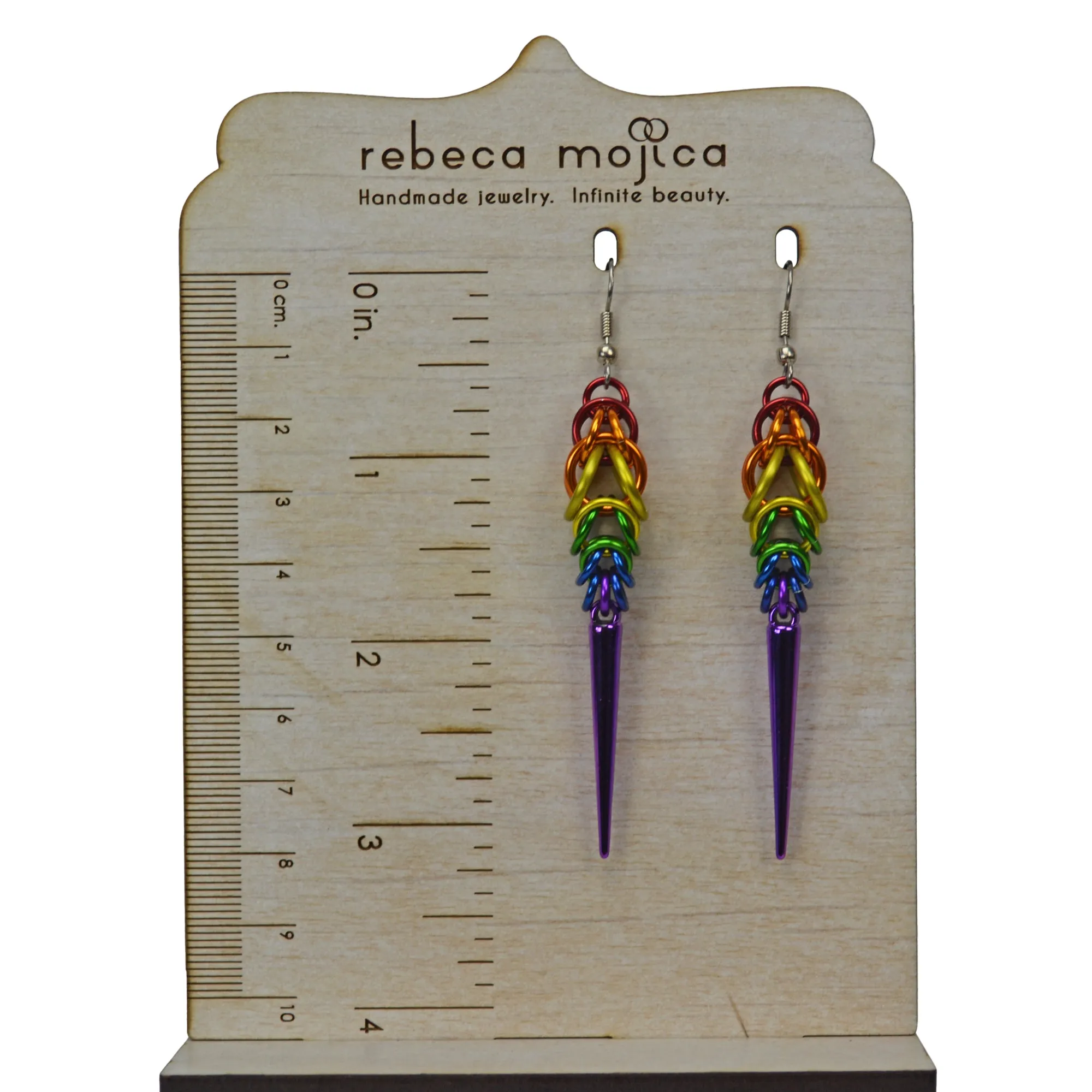 Pride Spike Earrings - Choose Your Flag