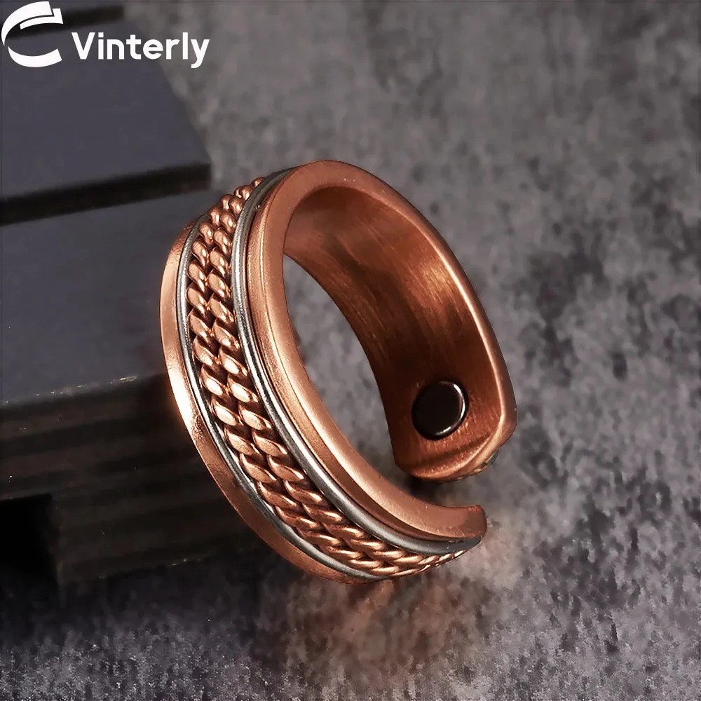 Pure Copper Magnetic Ring