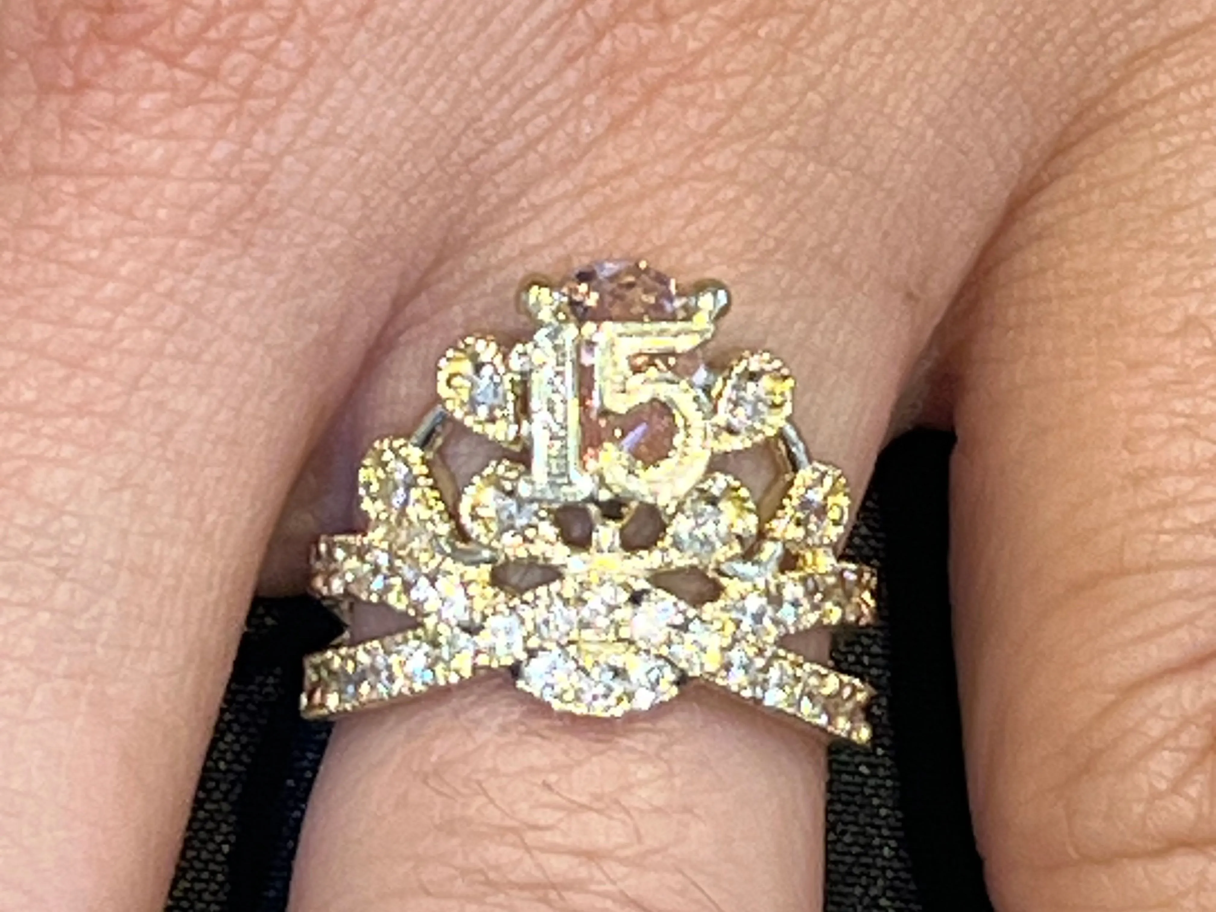 Quinceañera Crown Ring - 74060