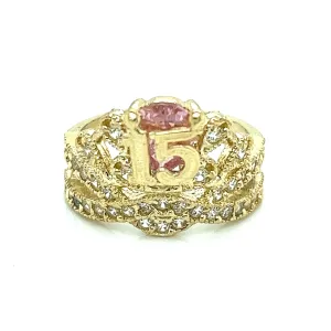 Quinceañera Crown Ring - 74060