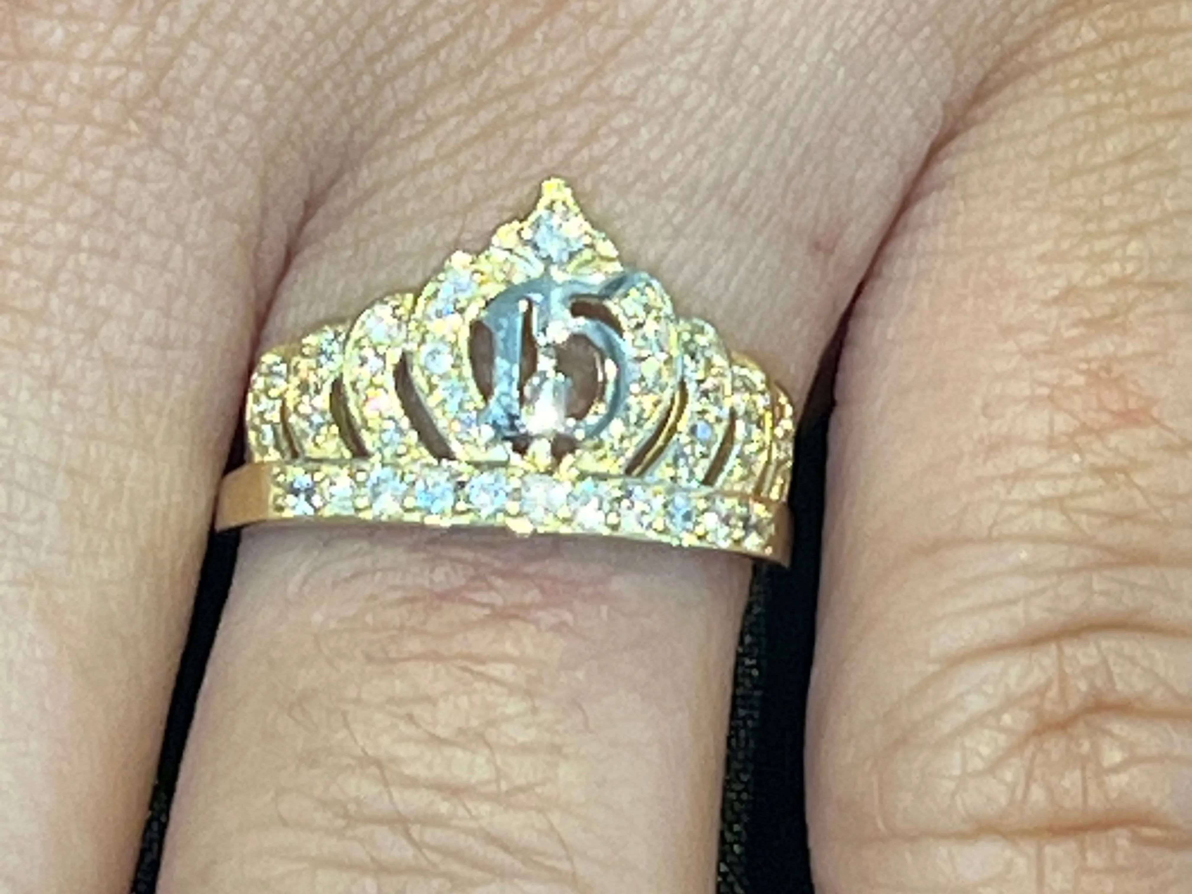 Quinceañera Crown Ring - 74090