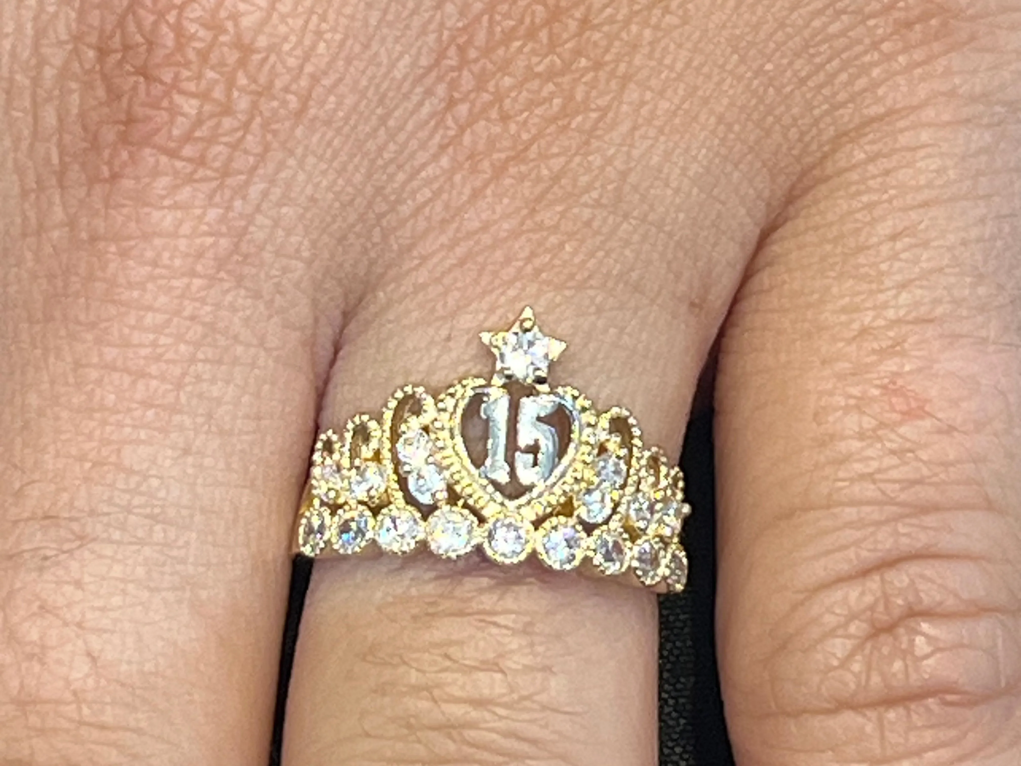 Qunceañera Crown Ring - 74091