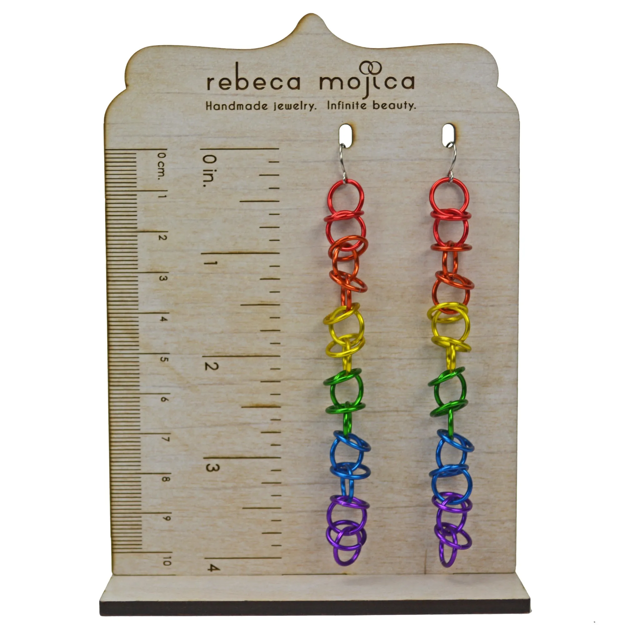 Rainbow Pride - Long Orbital Earrings