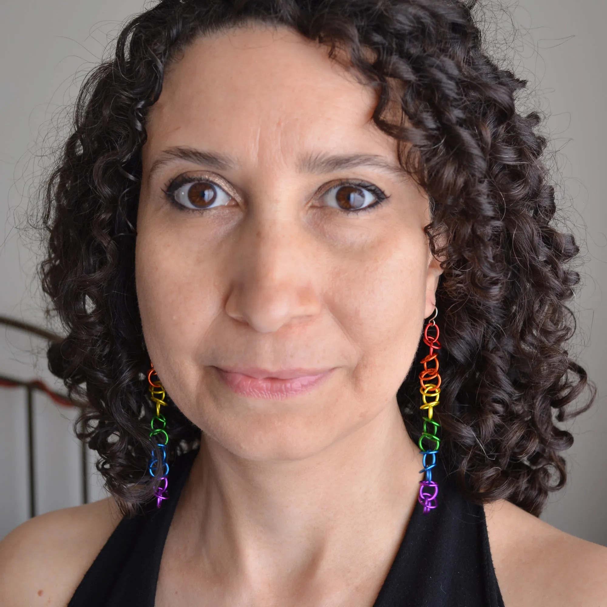 Rainbow Pride - Long Orbital Earrings