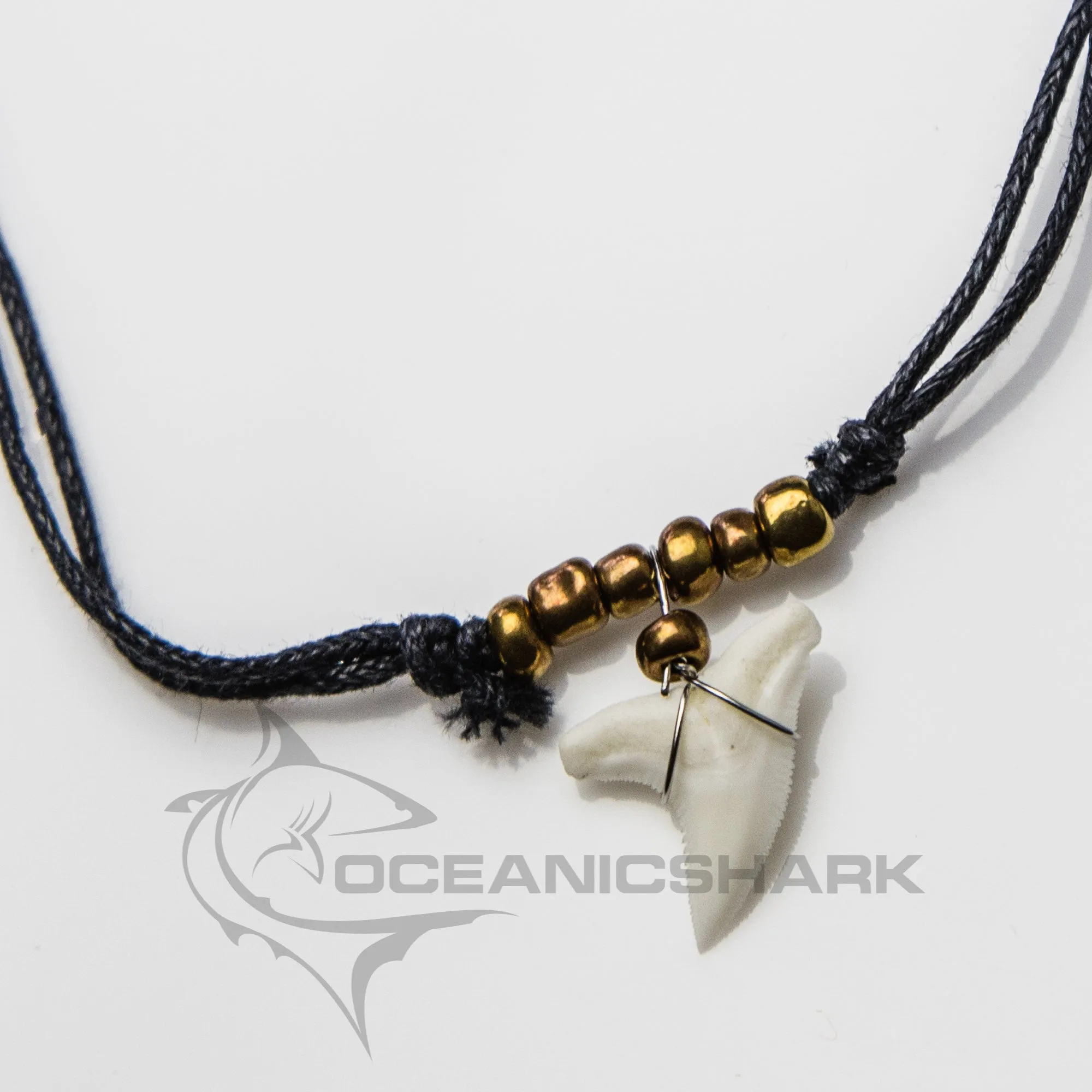 Real Shark Tooth Necklace Beads c8