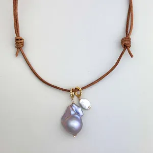 Relic Charm Necklace: Pearl