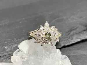 Ring with Moldavite