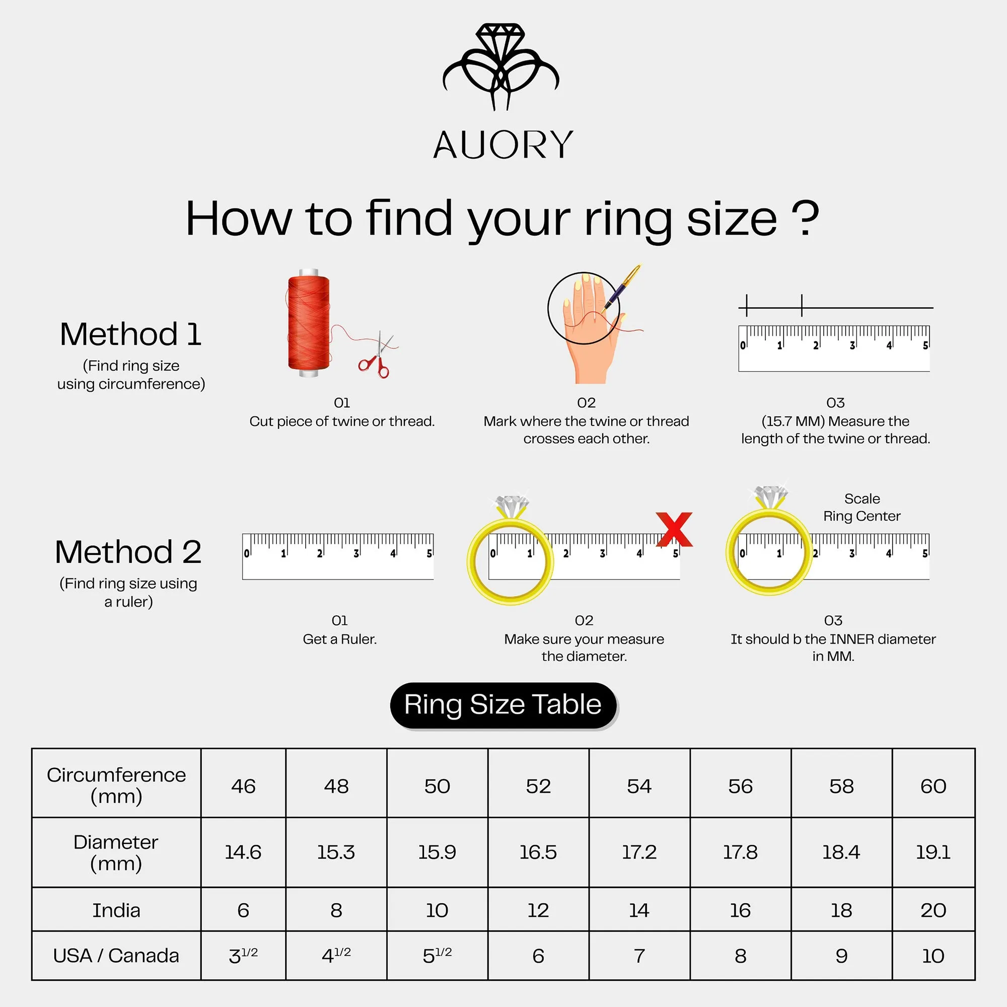 Rose Gold Silver Dual Layered Adjustable Bezel-Set Bold Geometric Ring For Woman