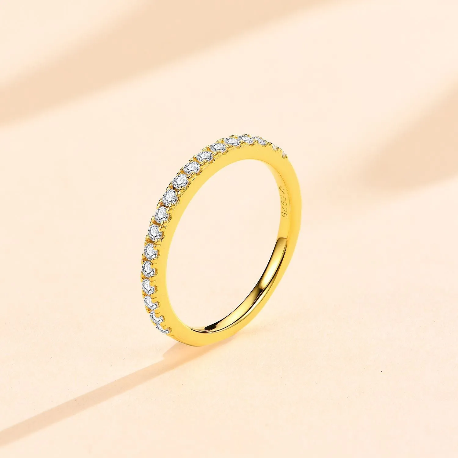S925 Silver Jewelry Sterling Silver Ring Moissanite Ring Jewelry Fashion Simple Senior