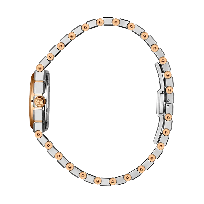 Saint Honore Odeon Women's Silver Dial Rose Gold Silver Watch