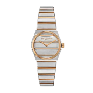 Saint Honore Odeon Women's Silver Dial Rose Gold Silver Watch