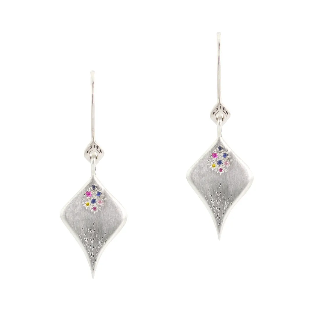 Secret Garden Multi Sapphire Earrings