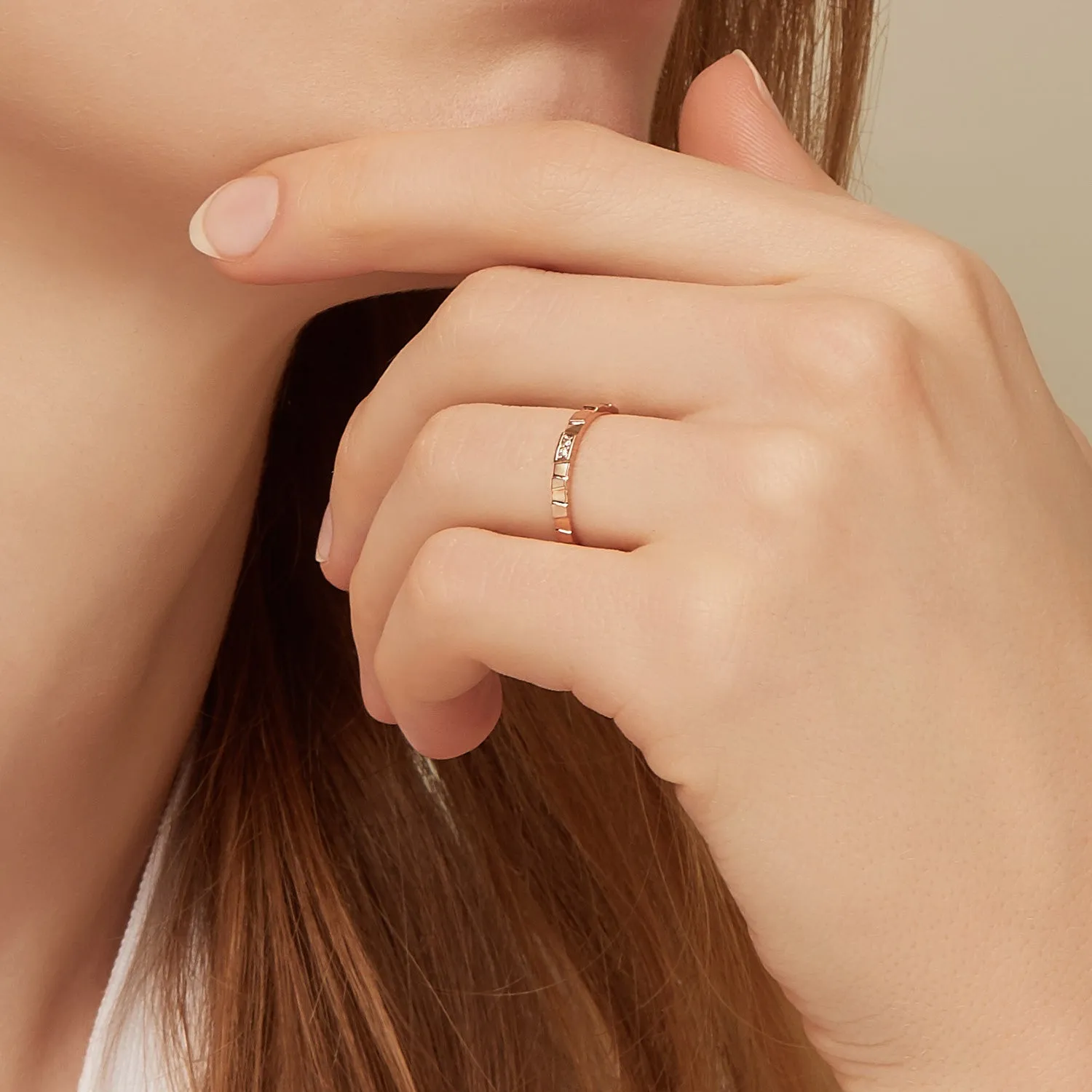 Sensuelle Mariage Gold Ring JDSRR4S024S