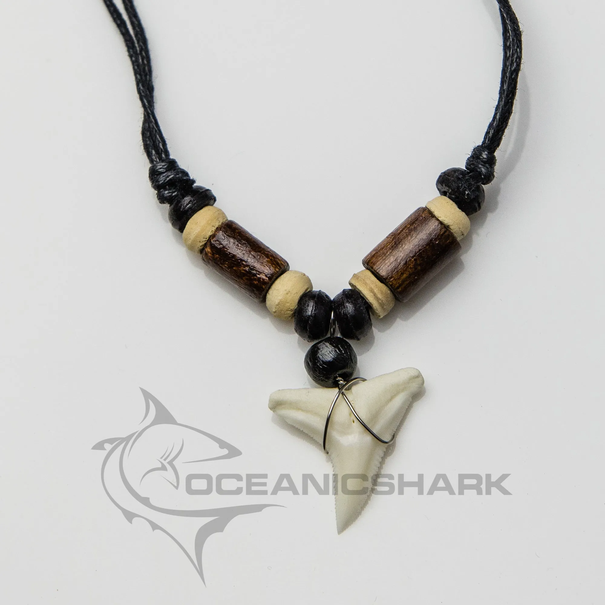 Shark Tooth Necklace Adjustable c40