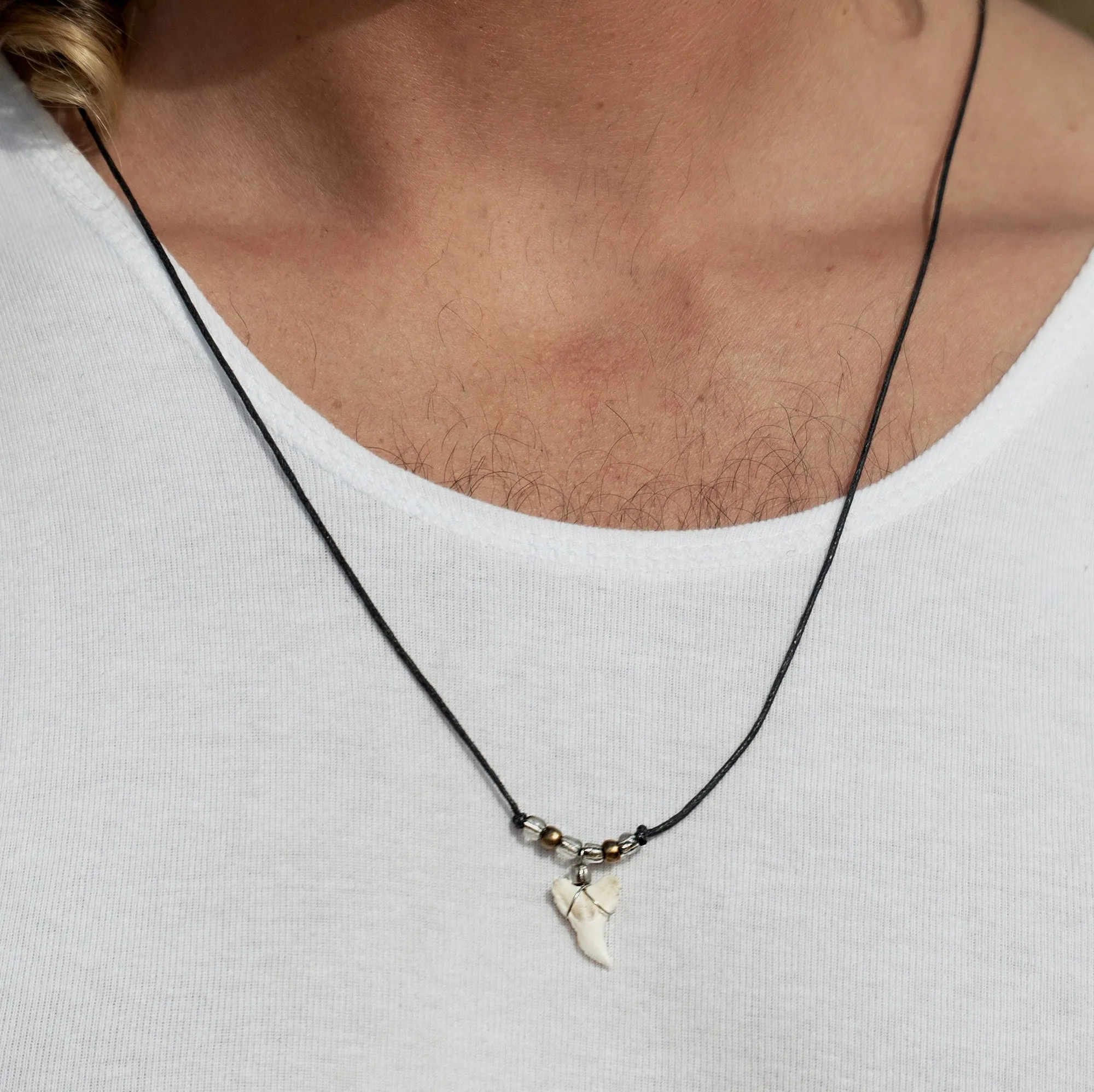 Shark Tooth Necklace For A Child c138