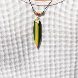 Sharks tooth surf board cricket bat rasta pin stripes c159