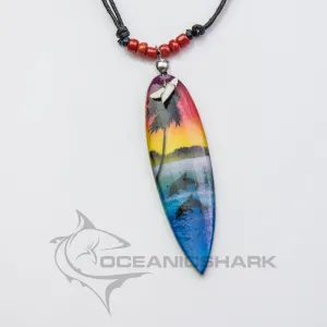 Sharks tooth surf board twin dolphin sunset c167