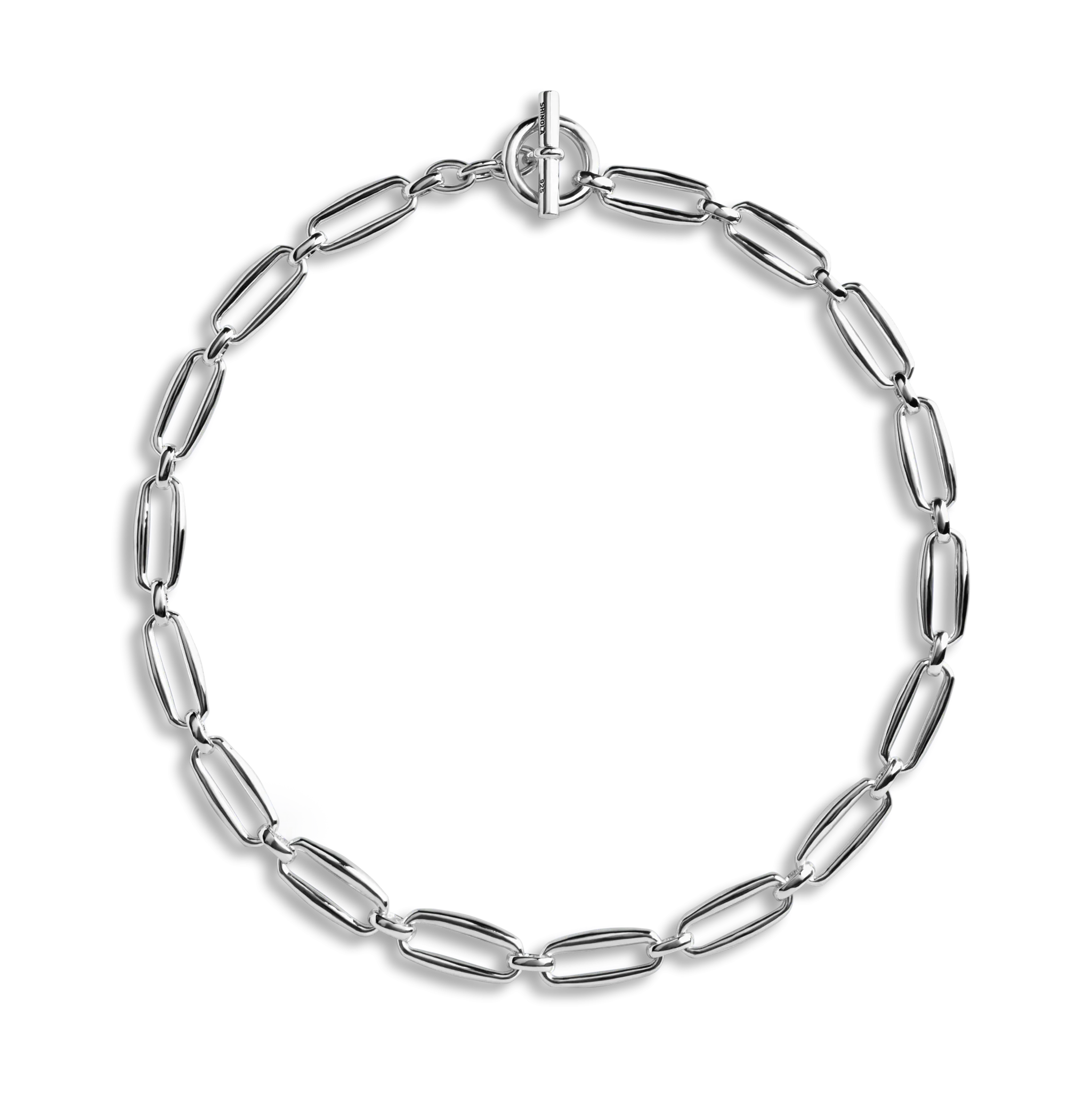 Signature Chunky Link Necklace - Sterling Silver