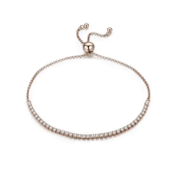 Silver and Crystal Tennis Bracelets