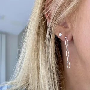 Silver Chain Earrings