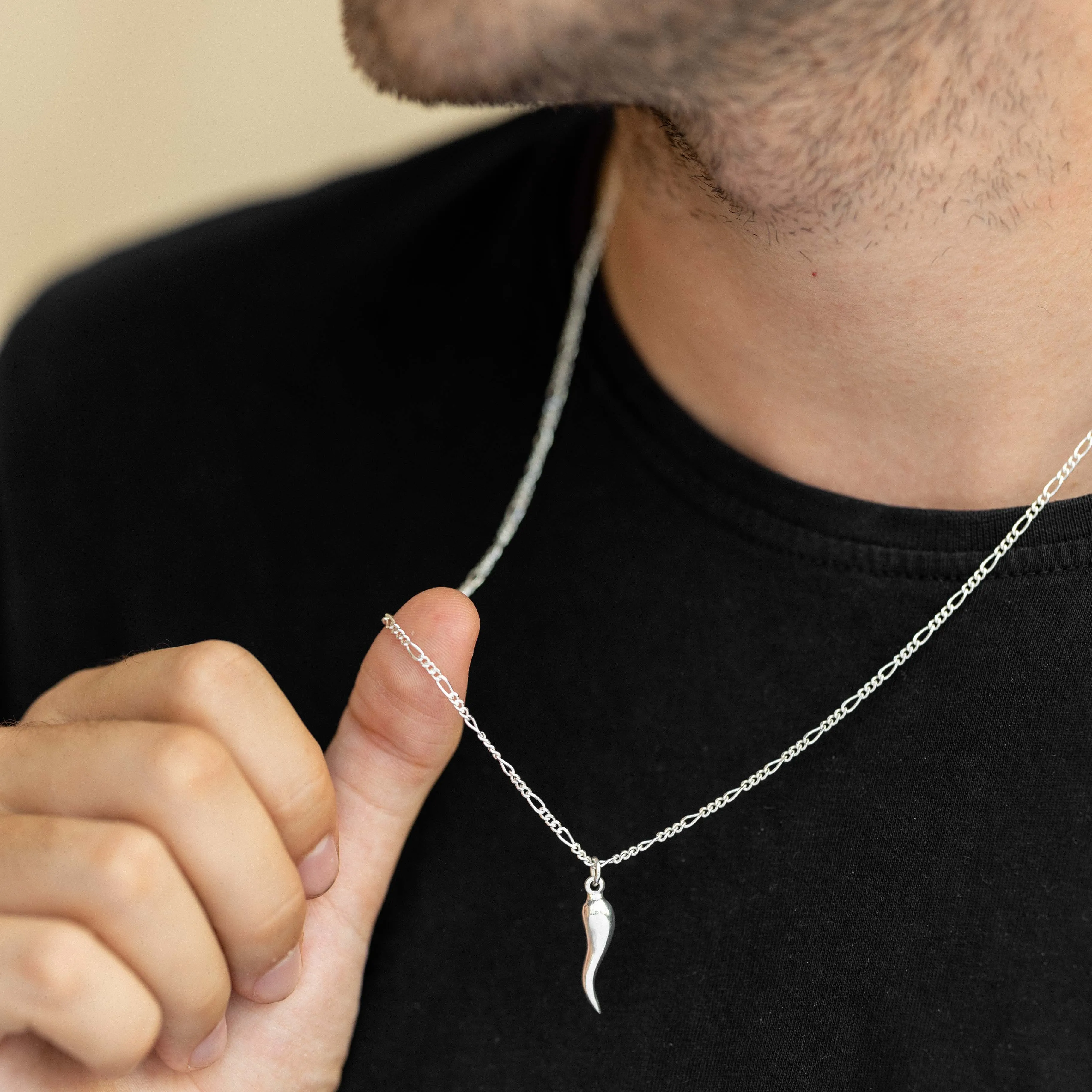 Silver Pepper Necklace
