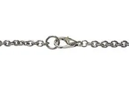 Silver Toned Etched Motorcycle Pendant Necklace