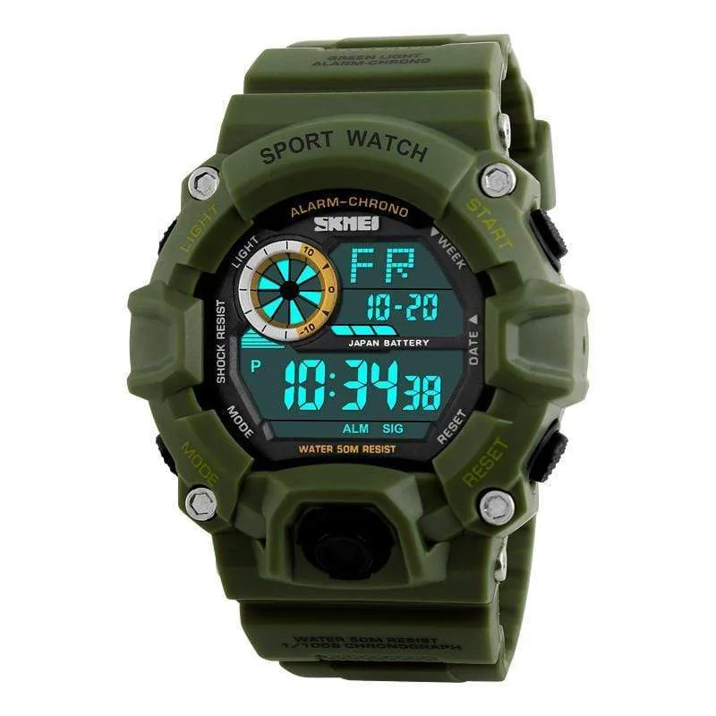 Skmei 1019 Original Digital Round Waterproof Sport watch For Men