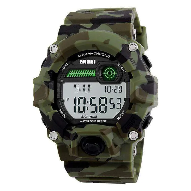 Skmei 1197 Original Digital camouflage waterproof sports watch for Men