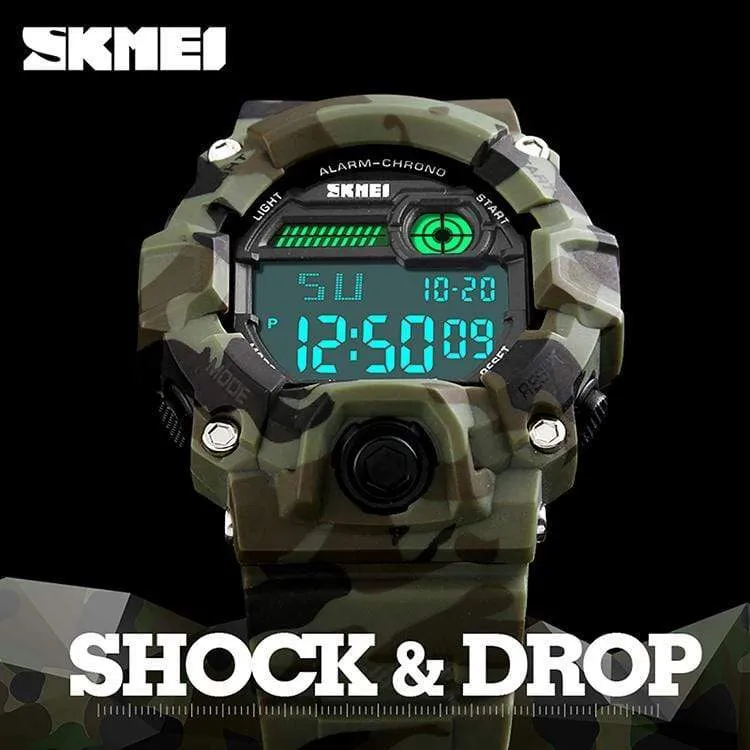 Skmei 1197 Original Digital camouflage waterproof sports watch for Men