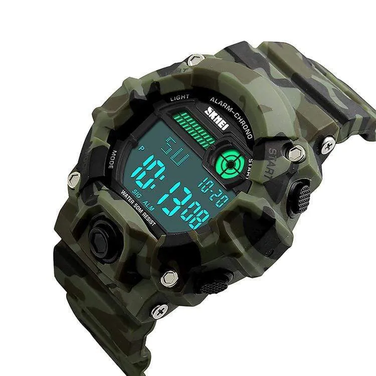 Skmei 1197 Original Digital camouflage waterproof sports watch for Men
